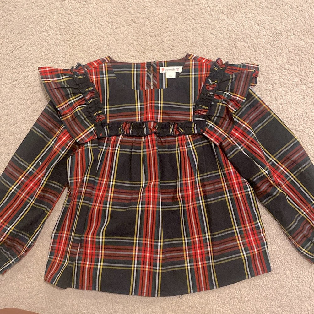 Crewcuts Tartan Top